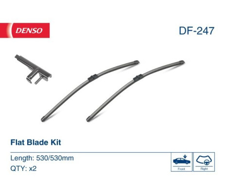 Wiper Blade DF-247 Denso, Image 4