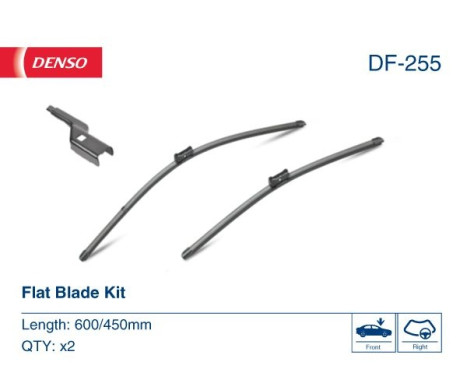 Wiper Blade DF-255 Denso, Image 3