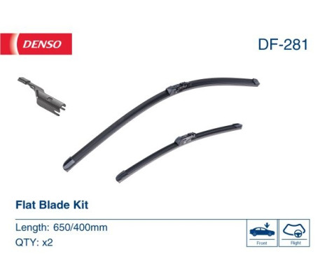 Wiper blade DF-281 Denso, Image 2