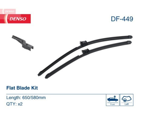 Wiper blade DF-449 Denso, Image 2