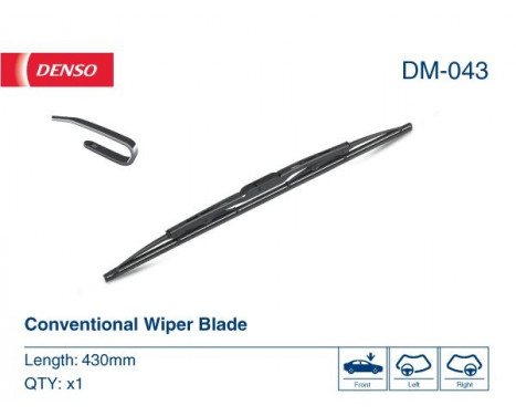 Wiper Blade DM-043 Denso, Image 2