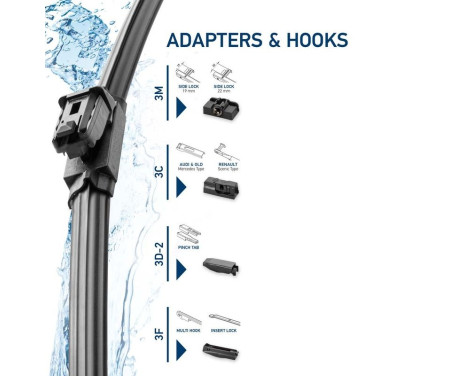 Wiper blade EasySets 9XW 358 164-041 Hella, Image 6