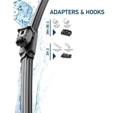 Wiper blade EasySets 9XW 358 164-081 Hella, Image 5
