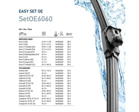 Wiper blade EasySets 9XW 358 164-101 Hella, Image 7