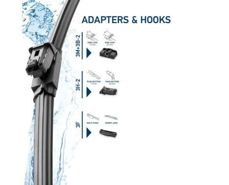 Wiper blade EasySets 9XW 358 164-111 Hella, Image 5