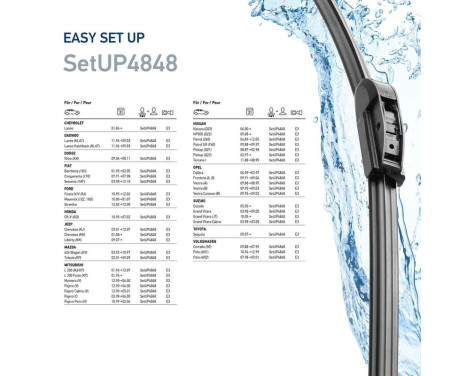 Wiper blade EasySets 9XW 358 164-181 Hella, Image 7