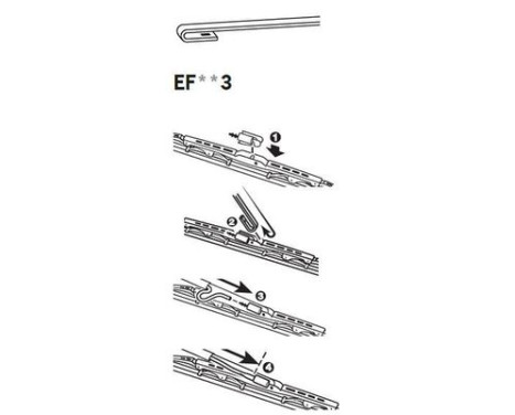 wiper blade EF453 Trico, Image 3