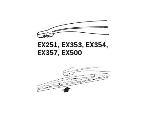 wiper blade EX251 Trico, Image 2