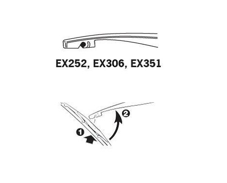 wiper blade EX252 Trico