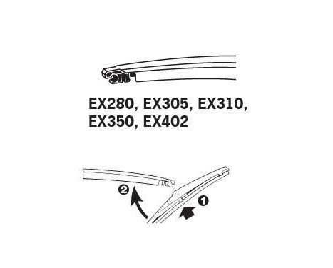 wiper blade EX280 Trico