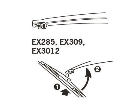 wiper blade EX3012 Trico