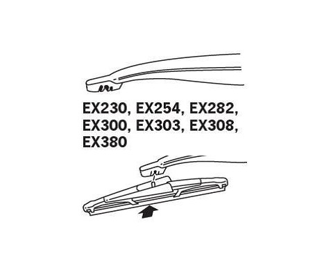 wiper blade EX308 Trico, Image 2