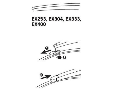 wiper blade EX333 Trico, Image 4