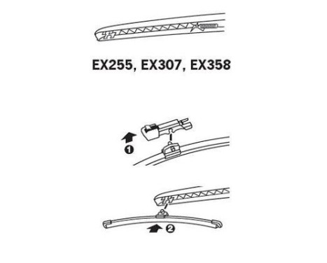 wiper blade EX358 Trico, Image 5