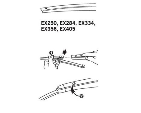 wiper blade EX405 Trico