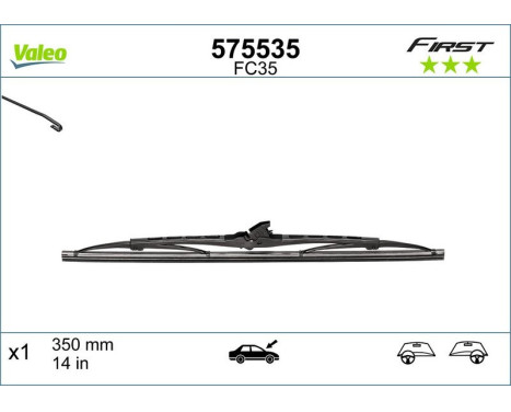 Wiper Blade FIRST 575535 Valeo, Image 2