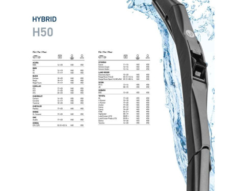 Wiper blade Hybrid 9XW 204 584-201 Hella, Image 7