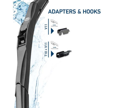 Wiper blade Hybrid 9XW 204 584-261 Hella, Image 5