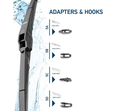 Wiper Blade Rear 9XW 358 112-931 Hella, Image 6