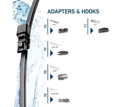 Wiper Blade Rear 9XW 358 179-131 Hella, Image 6