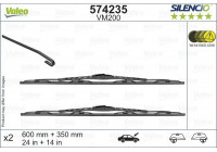 Wiper Blade SILENCIO CONVENTIONAL SET 574235 Valeo