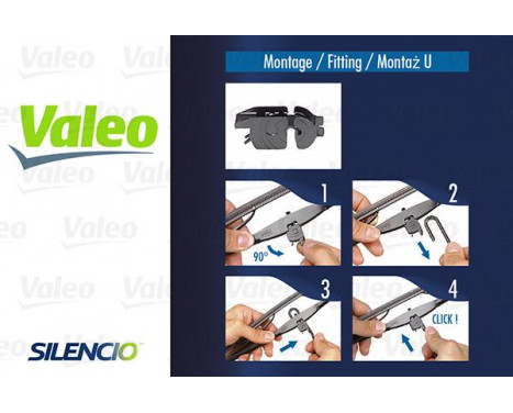 Wiper Blade SILENCIO CONVENTIONAL SINGLE 574116 Valeo, Image 5