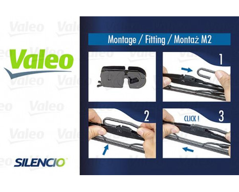 Wiper Blade SILENCIO CONVENTIONAL SINGLE 574192 Valeo, Image 3