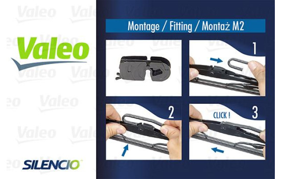 Wiper Blade SILENCIO CONVENTIONAL SINGLE 574192 Valeo, Image 3
