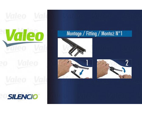 Wiper Blade SILENCIO FLAT BLADE SET 574310 Valeo, Image 2