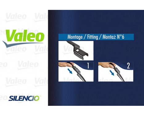 Wiper Blade SILENCIO FLAT BLADE SET 574643 Valeo, Image 3