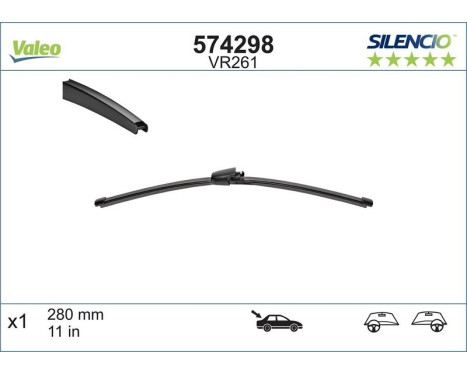 Wiper Blade SILENCIO REAR 574298 Valeo, Image 5