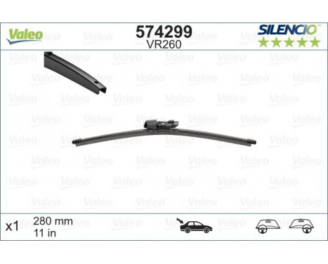 Wiper Blade SILENCIO REAR 574299 Valeo, Image 5