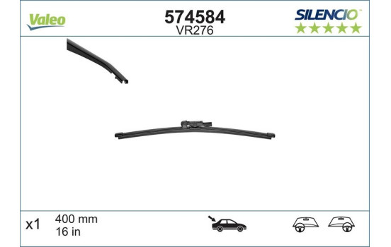 Wiper Blade SILENCIO REAR 574584 Valeo, Image 4