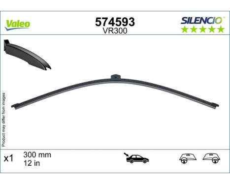 Wiper Blade SILENCIO REAR 574593 Valeo, Image 2