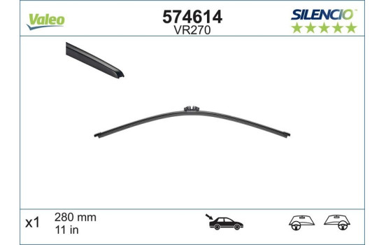 Wiper Blade SILENCIO REAR 574614 Valeo, Image 5