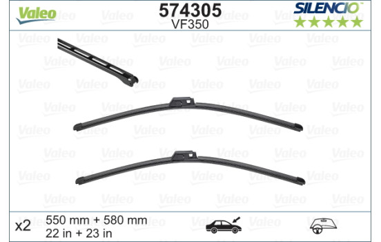 Wiper Blade SILENCIO X.TRM 574305 Valeo, Image 2