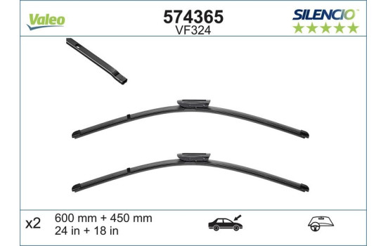 Wiper Blade SILENCIO X.TRM 574365 Valeo, Image 6