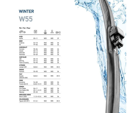 Wiper blade Winter 9XW 358 004-221 Hella, Image 7