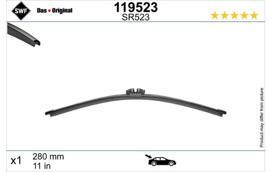 WIPER SWF VISIOFLEX 119523, Image 2