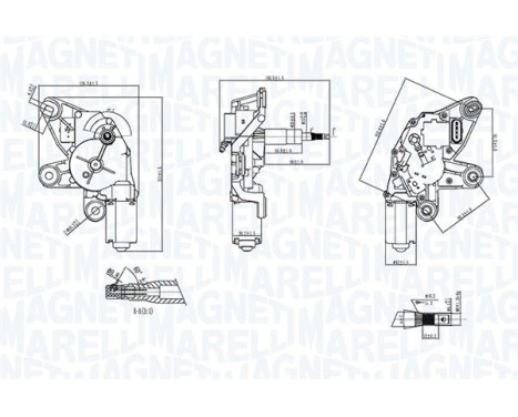 Windshield wiper motor