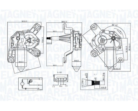 Windshield wiper motor