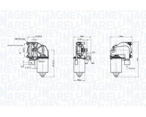 Windshield wiper motor, Image 4