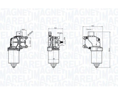 Windshield wiper motor, Image 3