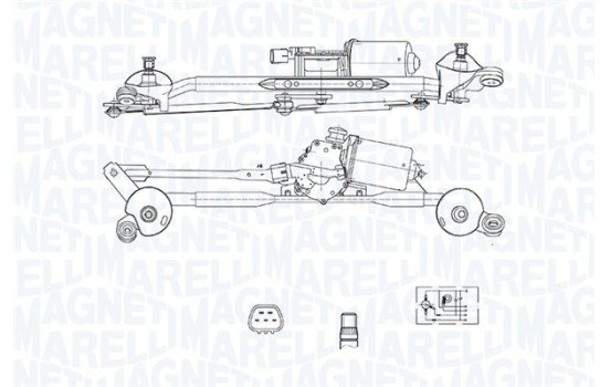 Windshield wiper motor