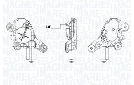 Windshield wiper motor