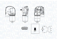 Windshield wiper motor