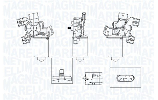 Windshield wiper motor