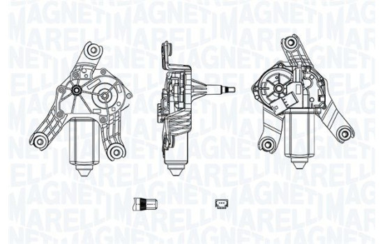 Windshield wiper motor