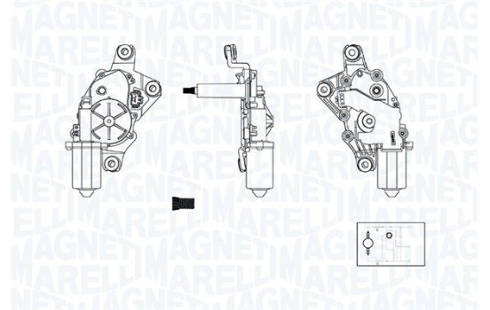 Windshield wiper motor