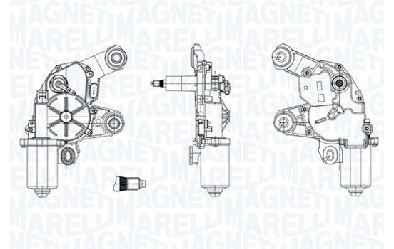 Windshield wiper motor